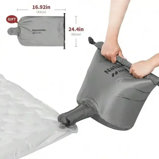 زیرانداز بادی کیسه خواب نیچرهایک‏ مدل CNK2450WS015