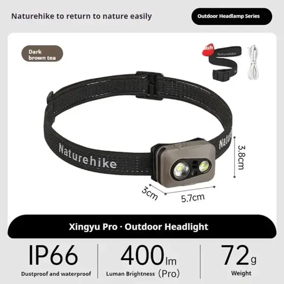 چراغ پیشانی Xingyu Pro نیچرهایک مدل CNK2450ZM015