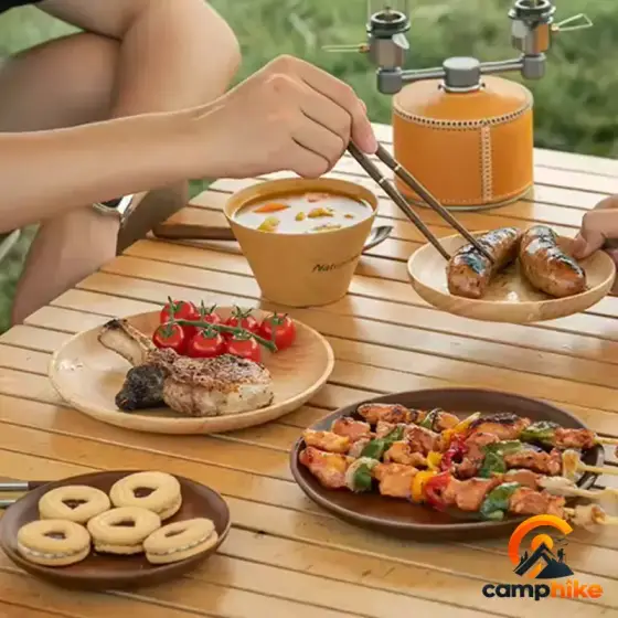 بشقاب چوبی سفری نیچرهایک مدل NH20CJ013
