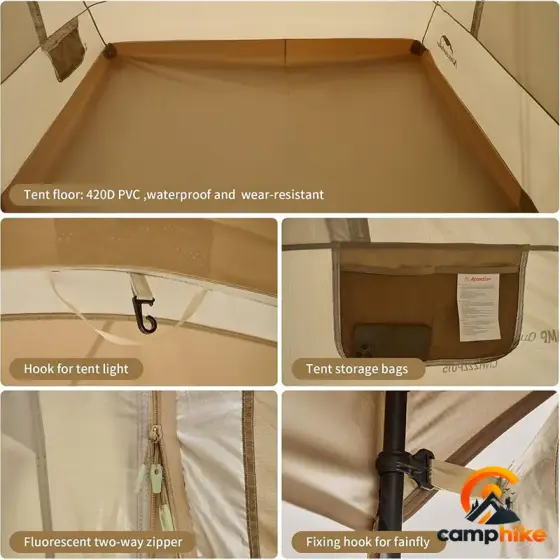 چادر 6 نفره نیچرهایک مدل CNH22ZP015