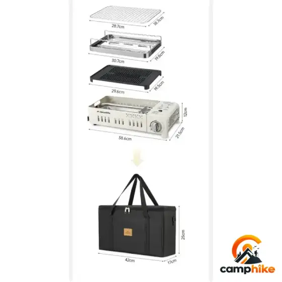 اجاق گاز چند منظوره بای ژو نیچرهایک مدل CNK2450CF033