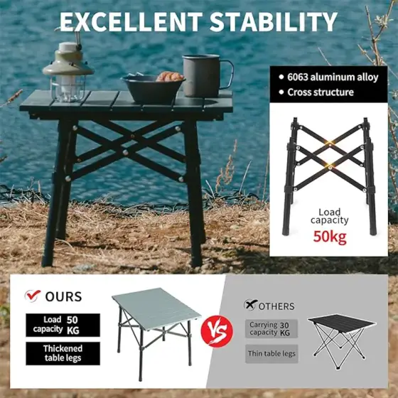 میز کمپینگ نیچرهایک مدل CNK2450JJ027