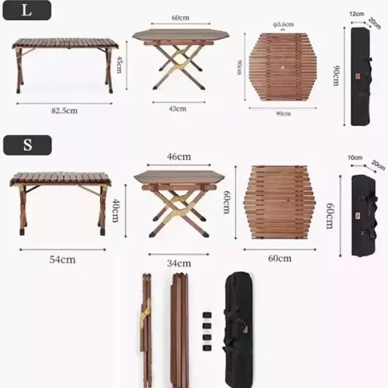 میز چوبی نیچرهایک مدل NH21JU002